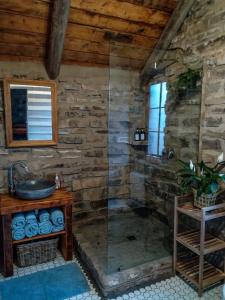 Ένα μπάνιο στο Austrey Lodge