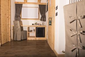 Kuchyň nebo kuchyňský kout v ubytování B&B The King