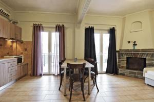 Η κουζίνα ή μικρή κουζίνα στο Haus Jorgos Apartments by Booking Kottas