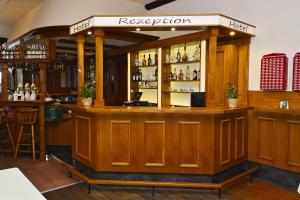 Lounge nebo bar v ubytování Hotel Haus Kleimann-Reuer