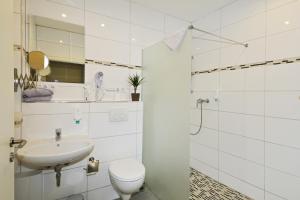 Koupelna v ubytování Hotel Haus Kleimann-Reuer