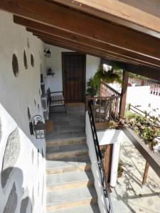 La Casa de Arriba, private rooms in Teror, Gran Canaria的阳台或露台