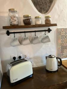 La Casa de Arriba, private rooms in Teror, Gran Canaria的厨房或小厨房