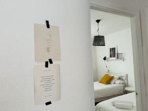 Posteľ alebo postele v izbe v ubytovaní Charming & cosy beach apartment