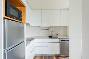 Dapur atau dapur kecil di Bela Vista Barrinha