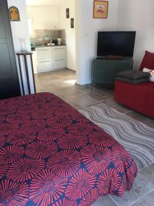 Posezení v ubytování maisonette Cosi