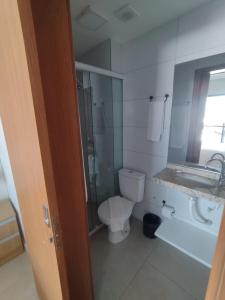 Vila Atlântida APT 301-B Master tesisinde bir banyo