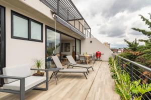 Balkón nebo terasa v ubytování Capitalia Downtown Del Valle