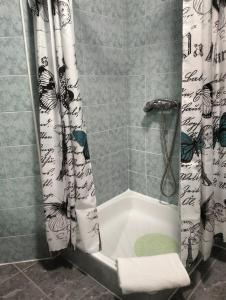 A bathroom at Hostal New York City