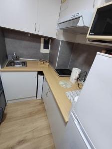 Kuchyňa alebo kuchynka v ubytovaní Alicante Postiguet Studios
