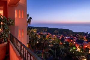 a view from a balcony of a resort at The Ritz-Carlton Tenerife, Abama in Guía de Isora