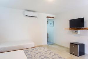 TV a/nebo společenská místnost v ubytování Hotel Isla del Sol