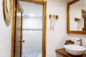 Koupelna v ubytování Hotel Isla del Sol