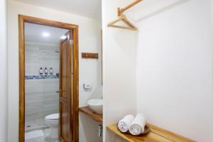 Koupelna v ubytování Hotel Isla del Sol