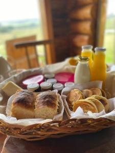 Επιλογές πρωινού για τους επισκέπτες του Cabanas Nosso Recanto
