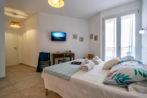 Voodi või voodid majutusasutuse Nuo Room toas