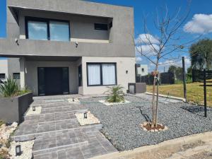 Bygningen som feriehuset ligger i