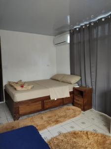 Postel nebo postele na pokoji v ubytování Anluka Estudio