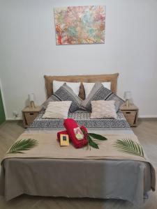 Gîte L'instant Cocooning客房内的一张或多张床位