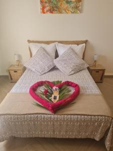 Gîte L'instant Cocooning客房内的一张或多张床位