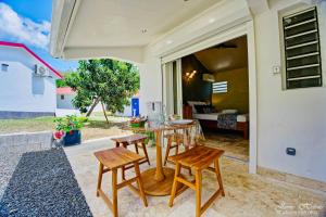 Balkón nebo terasa v ubytování Appart T2 - Jacuzzi gonflable et accès plage