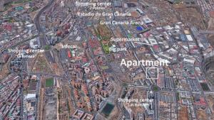 Nespecifikovaný výhled na destinaci Las Palmas de Gran Canaria nebo výhled na město při pohledu z apartmánu