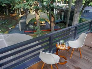 Ein Garten an der Unterkunft 森と湖の楽園ＷorkshopＣampＲesort
