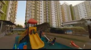 a simulation of a playground with people on a slide at Mesaverte Residences "ZACE STUDIO" in Cagayan de Oro