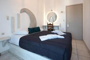 Letto o letti in una camera di Pension Stella
