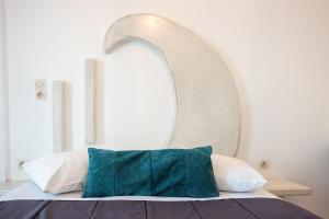 Letto o letti in una camera di Pension Stella
