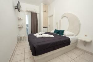Letto o letti in una camera di Pension Stella