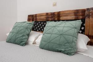 Letto o letti in una camera di Pension Stella