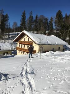 Haus Peschl Fewo 1 om vinteren