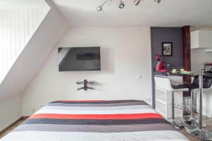 TV a/nebo společenská místnost v ubytování StuDio 11 - Centre-ville - Cozy