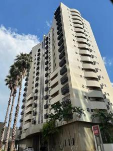 Bygningen som lejlighedshotellet ligger i