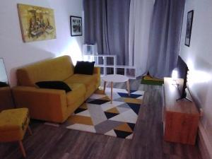 Posezení v ubytování STUDIO FLORALIES