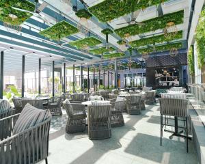 Hyatt Regency Thrissur餐厅或其他用餐的地方