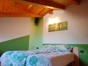 Postel nebo postele na pokoji v ubytování Bed and Breakfast Galet
