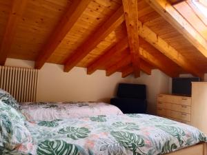 Postel nebo postele na pokoji v ubytování Bed and Breakfast Galet