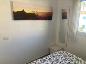 Posteľ alebo postele v izbe v ubytovaní Apartamento Jumilla Vista Mar 35