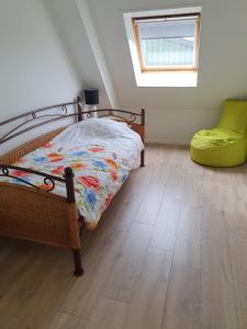 Postel nebo postele na pokoji v ubytování Mathildahoeve