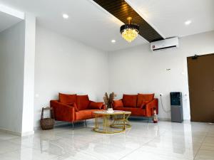 Posezení v ubytování Mana Mana Hotel • Melaka •