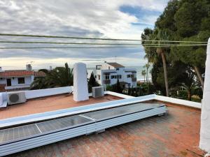 una vista desde el techo de una casa en CASA MARINERA ALCOSSEBRE en Alcocéber