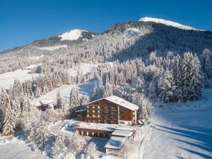 冬のIFA Breitach Apartments Kleinwalsertalの様子