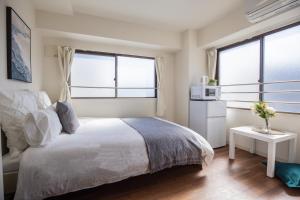 Walk to Nishi-Nippori/Sendagi/Nippori sta. DQoY客房内的一张或多张床位