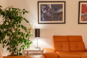 Ein Sitzbereich in der Unterkunft Gemütliches kleines Apartment