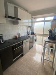 Køkken eller tekøkken på Sunrise beach