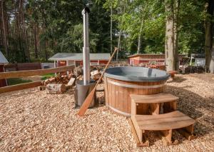 Ein Garten an der Unterkunft Heimathafen