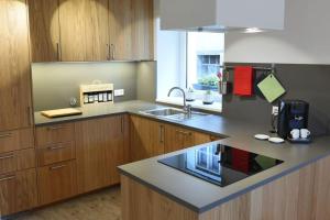 Köök või kööginurk majutusasutuses Kleines Ferienhaus in Umkirch