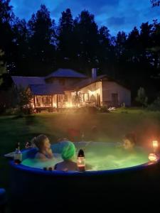 Bazén v ubytování Small 24 sq m house for 6 people with 2 extra beds nebo v jeho okolí